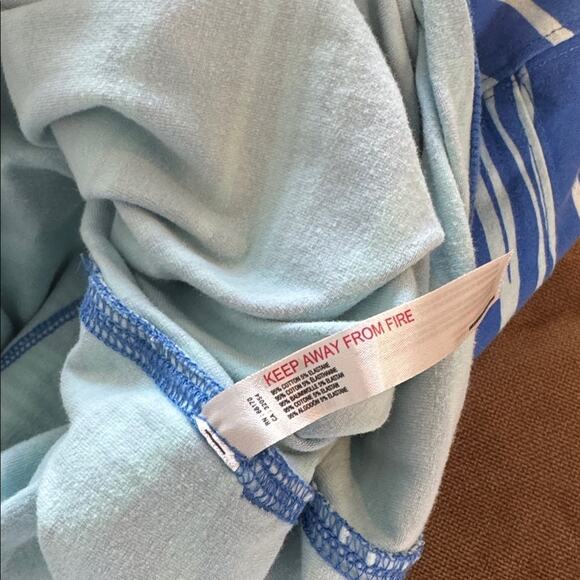 Free People Movement Hot Shot Onesie in River Blue Combo RARE Size large - Picture 9 of 9